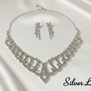 Luxusný set Silver Line náhrdelník,naušnice