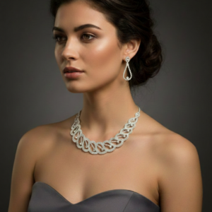 Luxusný set GISELLE náhrdelník,naušnice