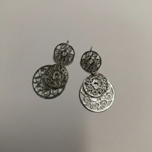 Naušnice Slnečný Filigrán Silver